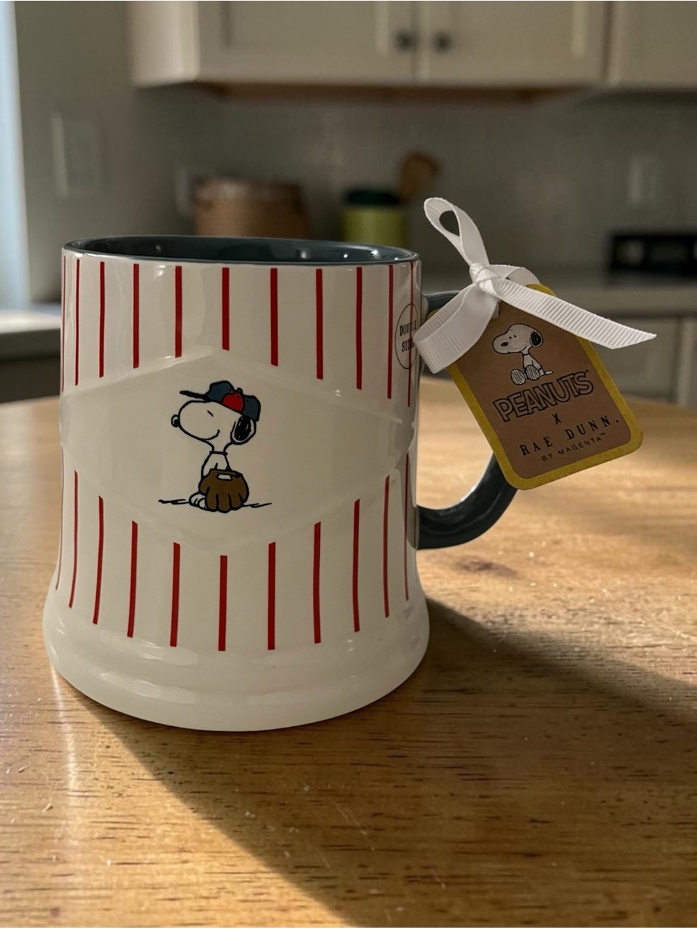 Rae Dunn x Peanuts Snoopy Baseball Mug - NWT